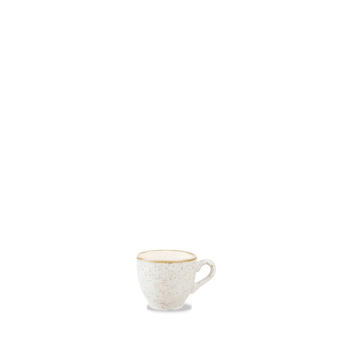 Filiżanka espresso Stonecast Barley White 90 ml