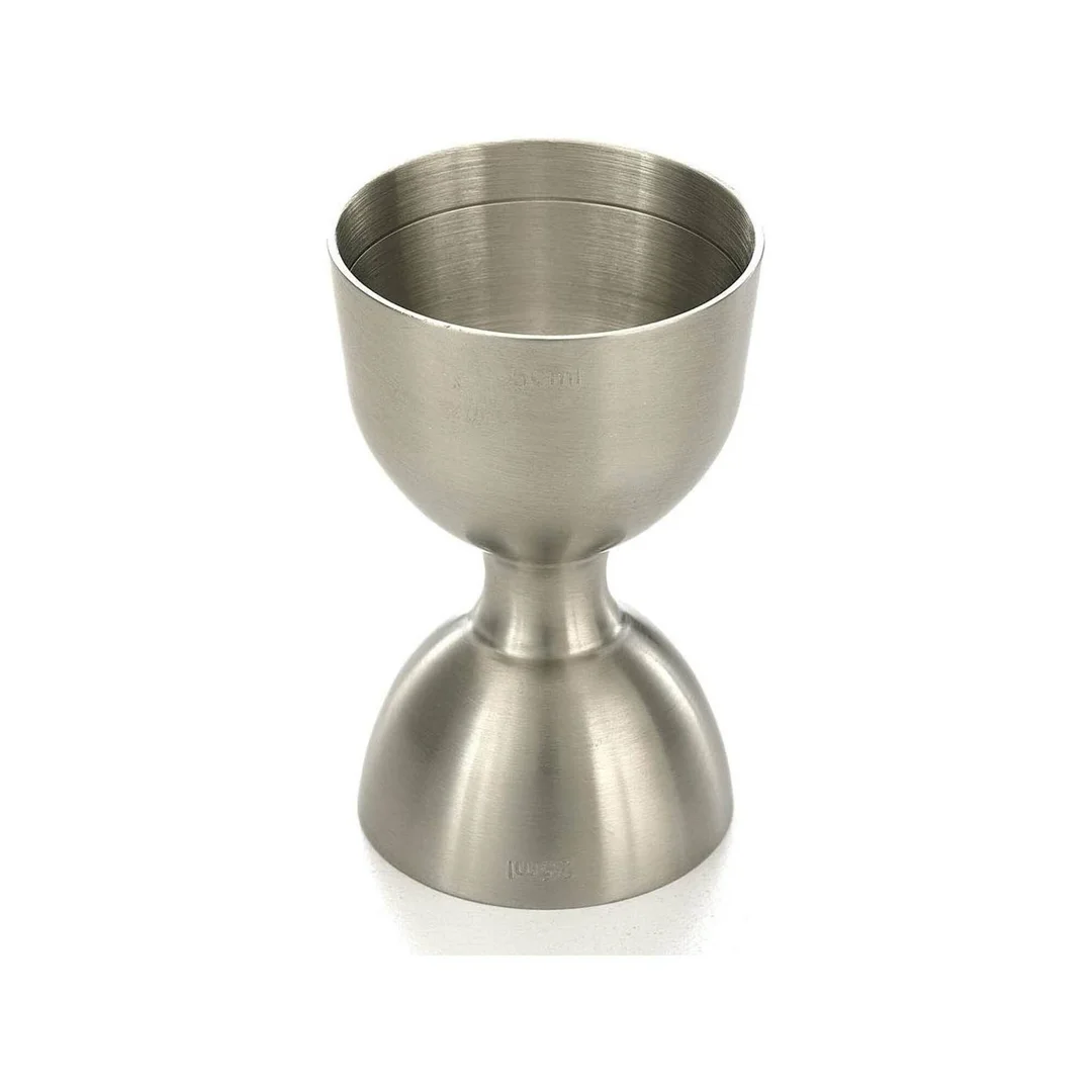Miarka barmańska Bell z prostą krawędzią, stal nierdzewna, BarFly, 25/50ml