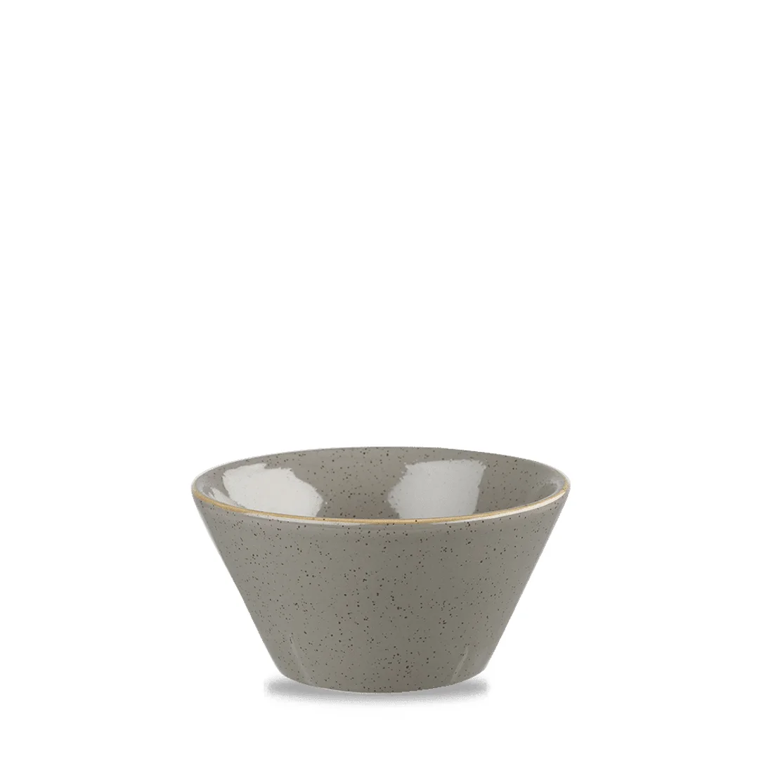 Miska konikalna Stonecast Peppercorn Grey 340 ml, 121 mm
