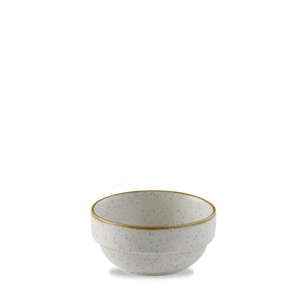 Miska sztaplowana Stonecast Barley White 115x(H)55 mm