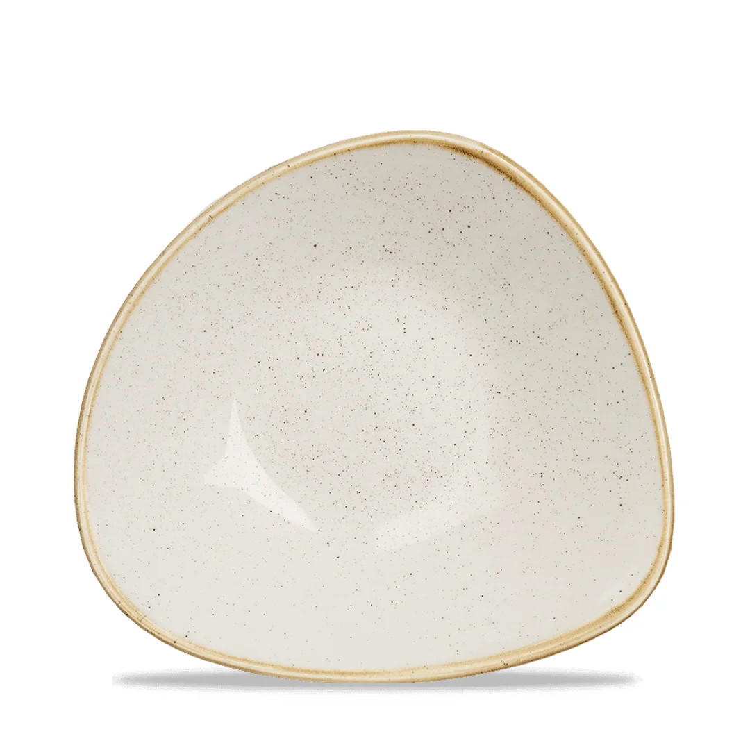 Miska trójkątna Stonecast Barley White 235 mm, 600 ml