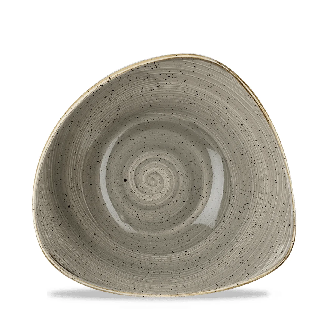Miska trójkątna Stonecast Peppercorn Grey 370 ml