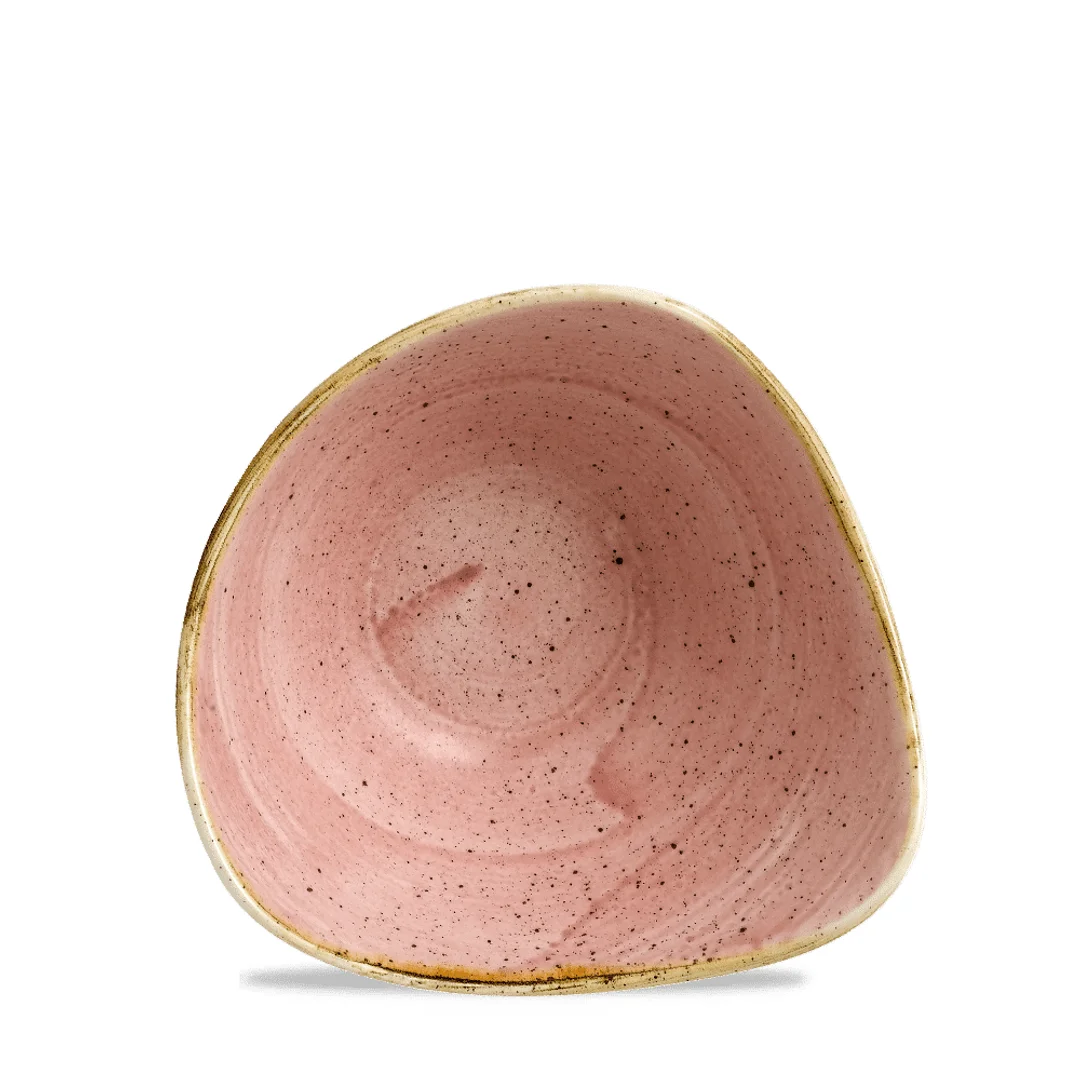 Miska trójkątna Stonecast Petal Pink 153 mm, 260 ml
