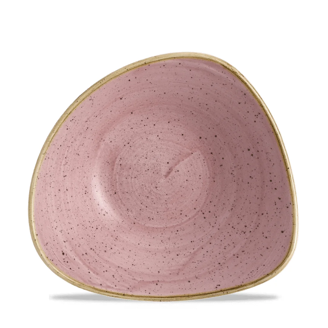 Miska trójkątna Stonecast Petal Pink 235 mm, 600 ml