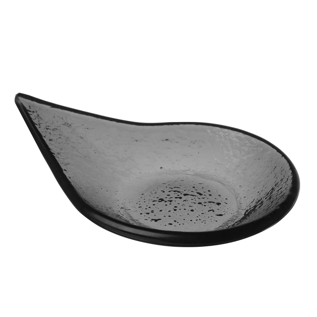 Naczynie fingerfood łezka Vetro 80x100 mm czarne