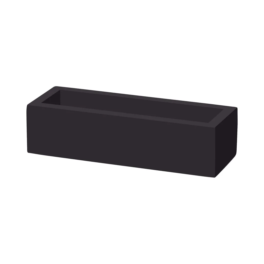 Skrzynka na sztućce Madeira Black 275x100x70 mm