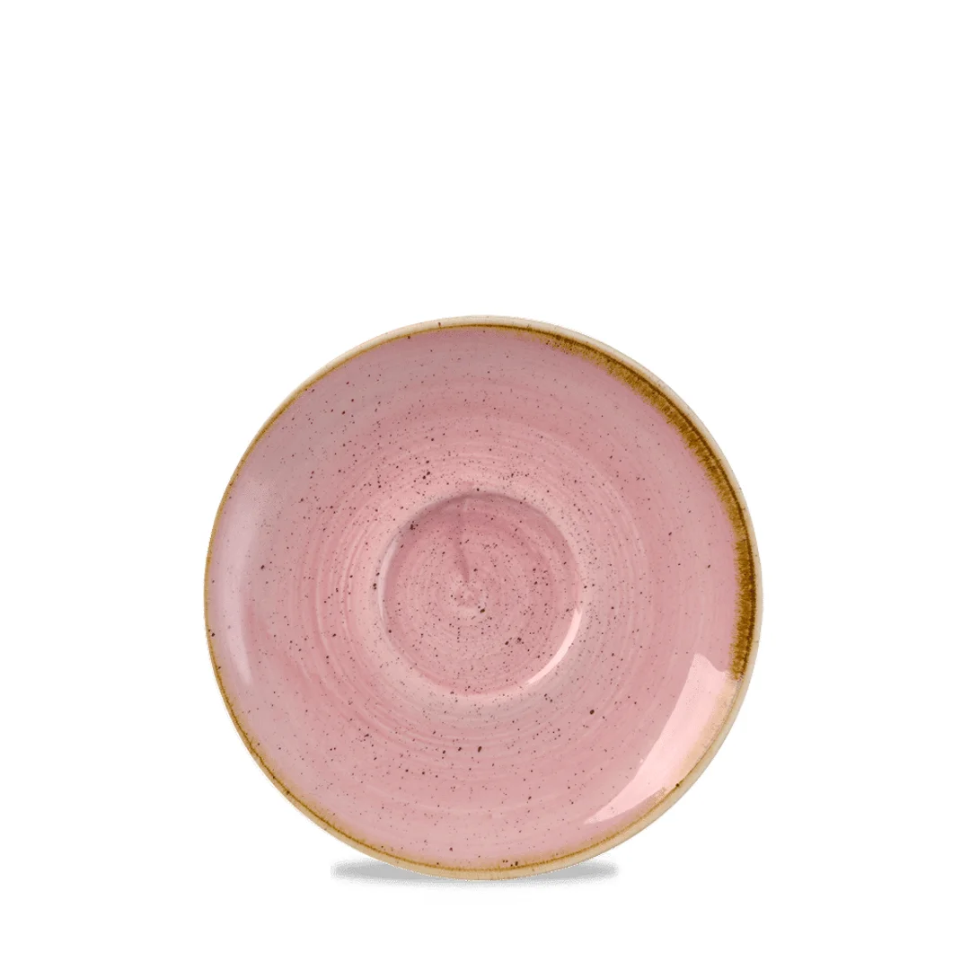 Spodek do filiżanki do kawy i herbaty Stonecast Petal Pink, 156mm