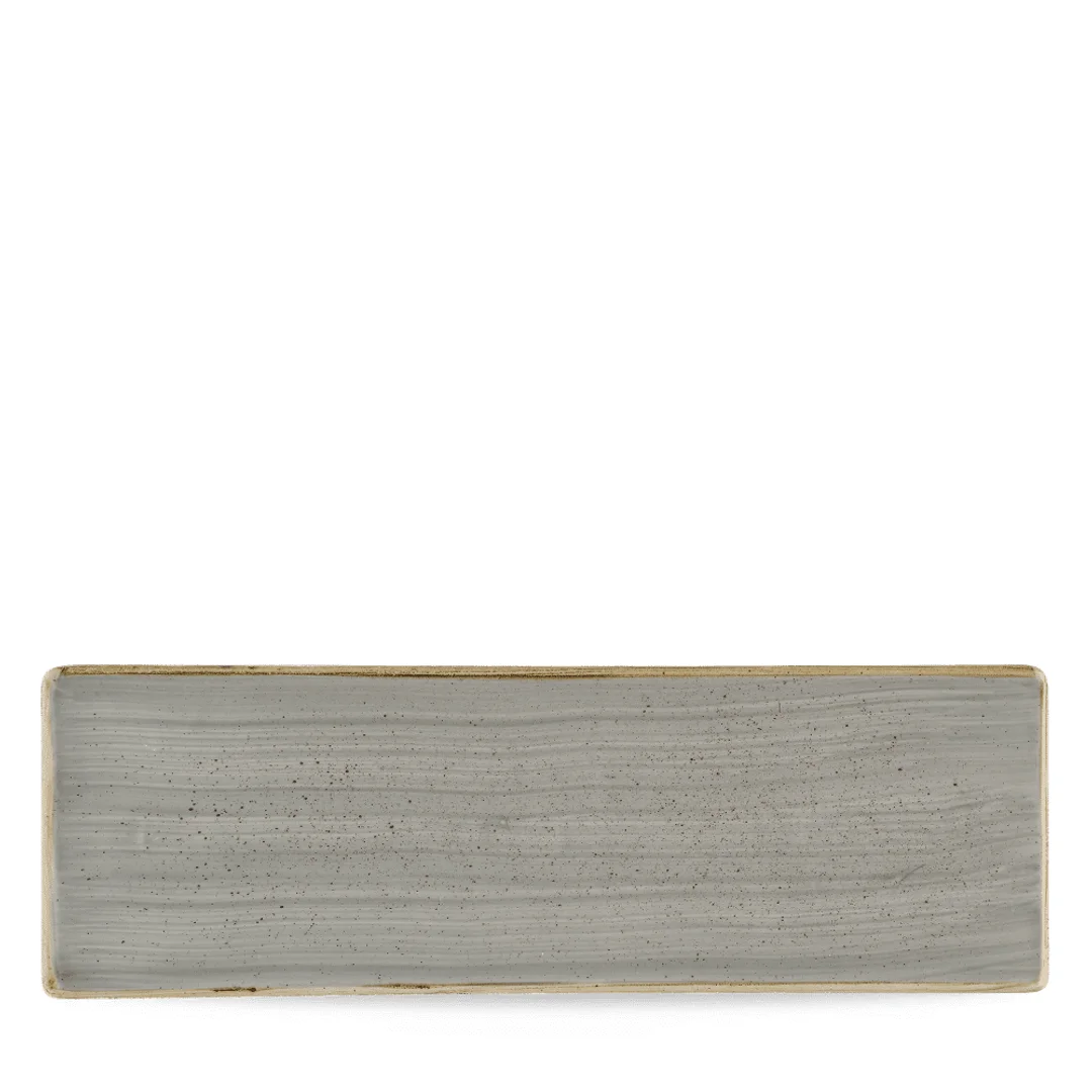 Taca porcelanowa Stonecast Peppercorn Grey, 320x110mm