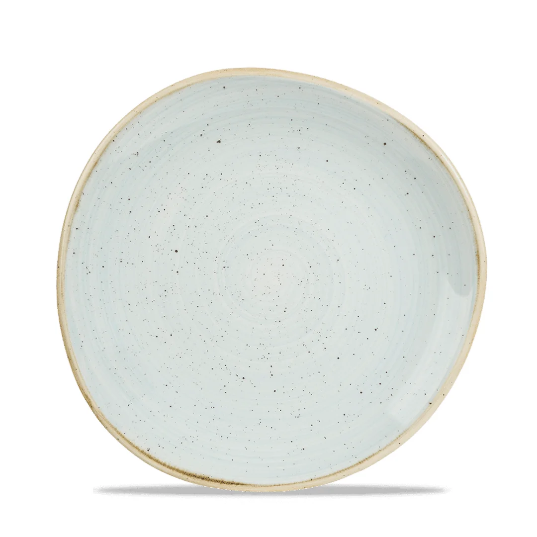 Talerz płytki o organicznym kształcie Stonecast Duck Egg Blu 210 mm