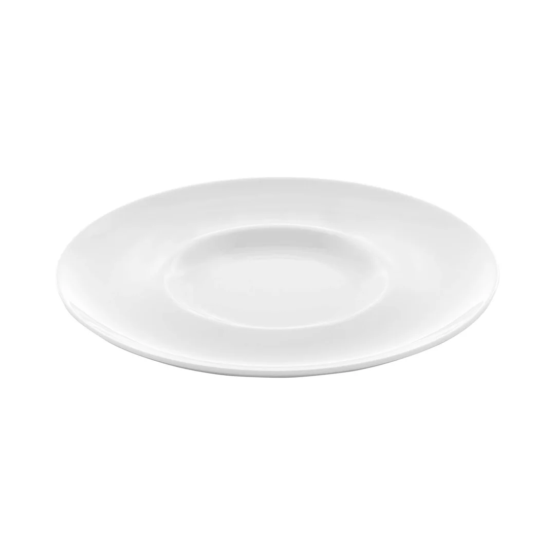 Talerz płytki z szerokim rantem Bianco 310 mm
