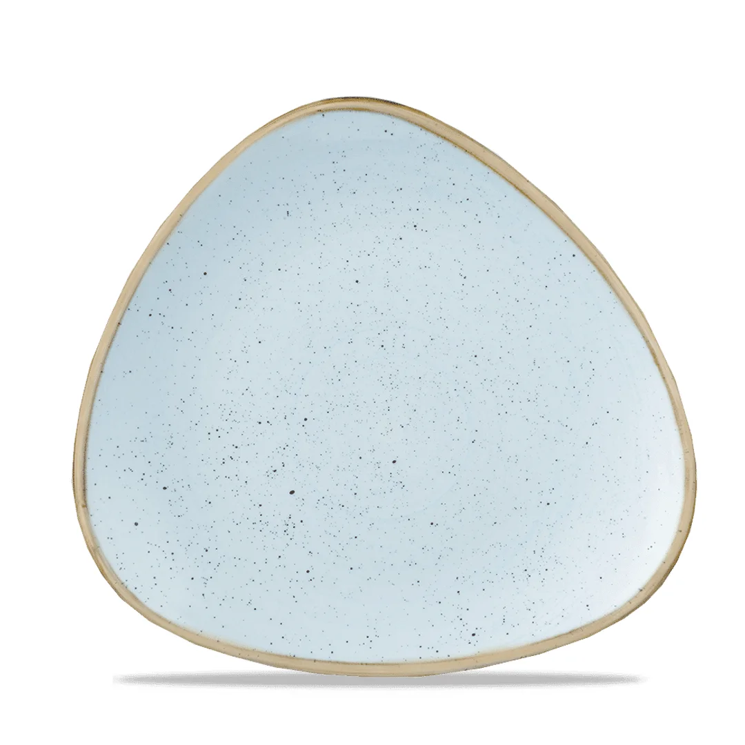 Talerz trójkątny Stonecast Duck Egg Blue 229 mm