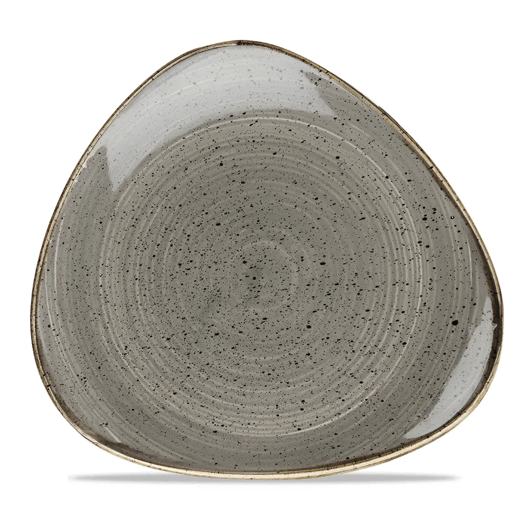 Talerz trójkątny Stonecast Peppercorn Grey 285 mm