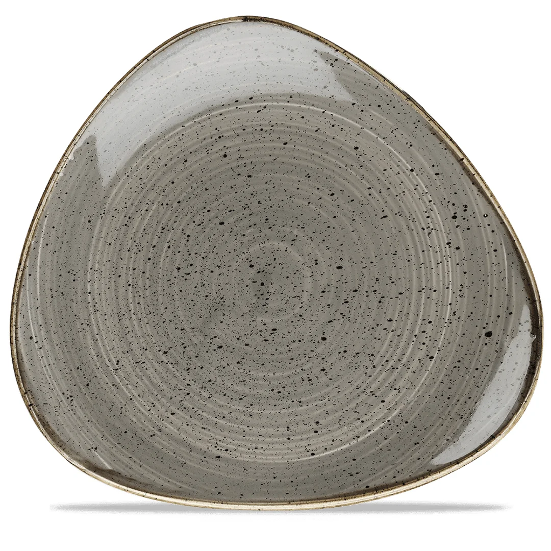 Talerz trójkątny Stonecast Peppercorn Grey 311 mm