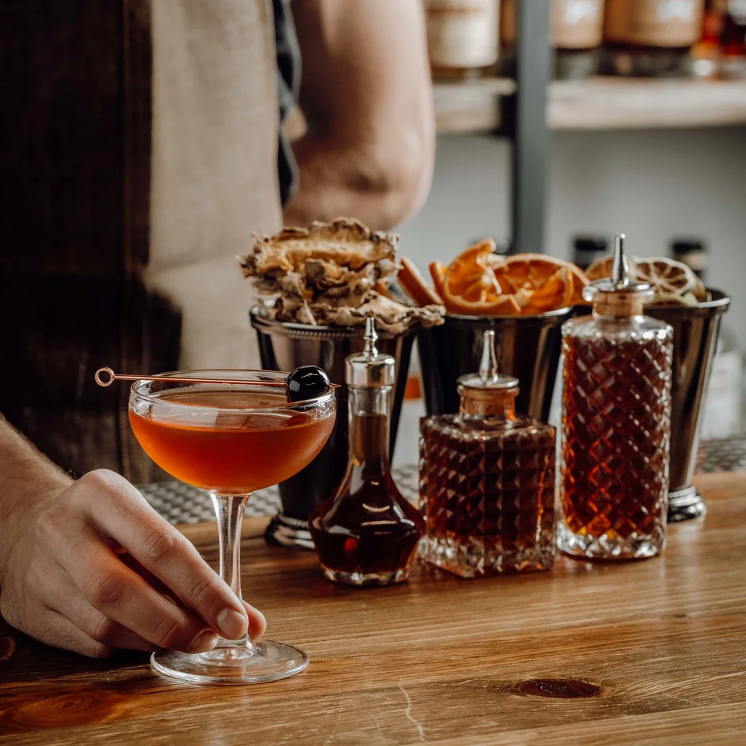 Butelka na bittery w stylu retro, Barfly, 200 ml — zdjęcie 5