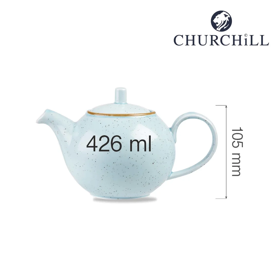 Dzbanek na herbatę Stonecast Duck Egg Blue 426ml — zdjęcie 4