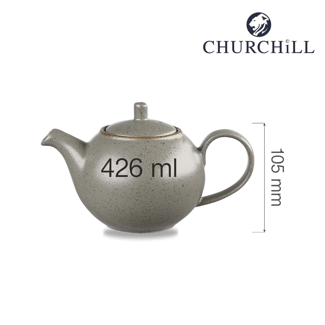 Dzbanek na herbatę Stonecast Peppercorn Grey 426 ml — zdjęcie 4