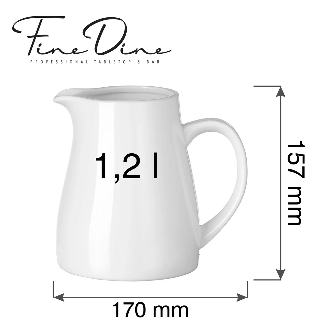 Dzbanek Pure Bianco, 1.2l — zdjęcie 2