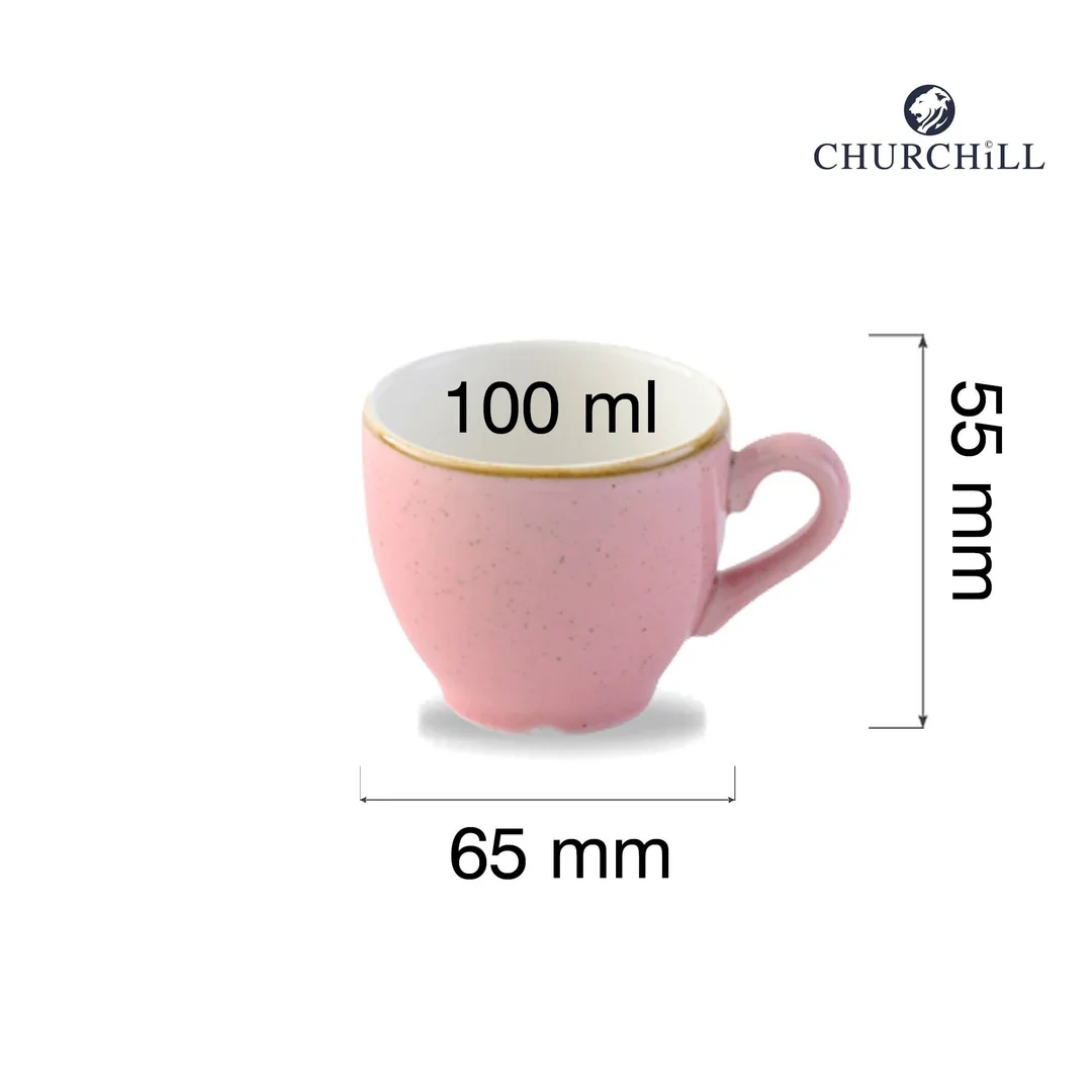 Filiżanka do espresso Stonecast Petal Pink, 90ml — zdjęcie 2