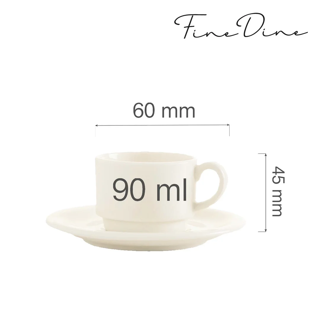 Filiżanka sztaplowana do espresso Crema 90 ml — zdjęcie 10