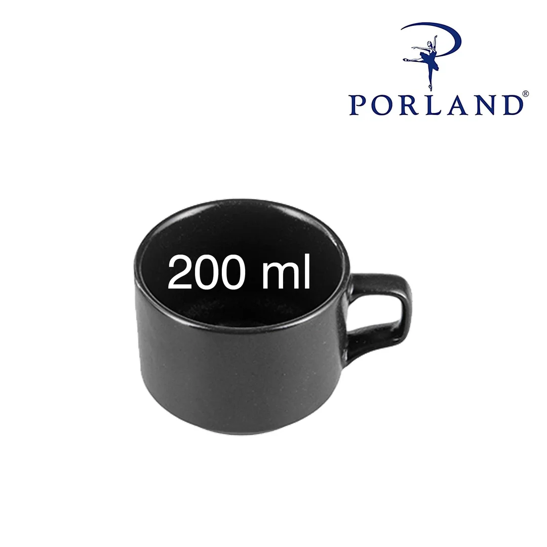 Filiżanka sztaplowana do kawy i herbaty Coal, 200ml — zdjęcie 2