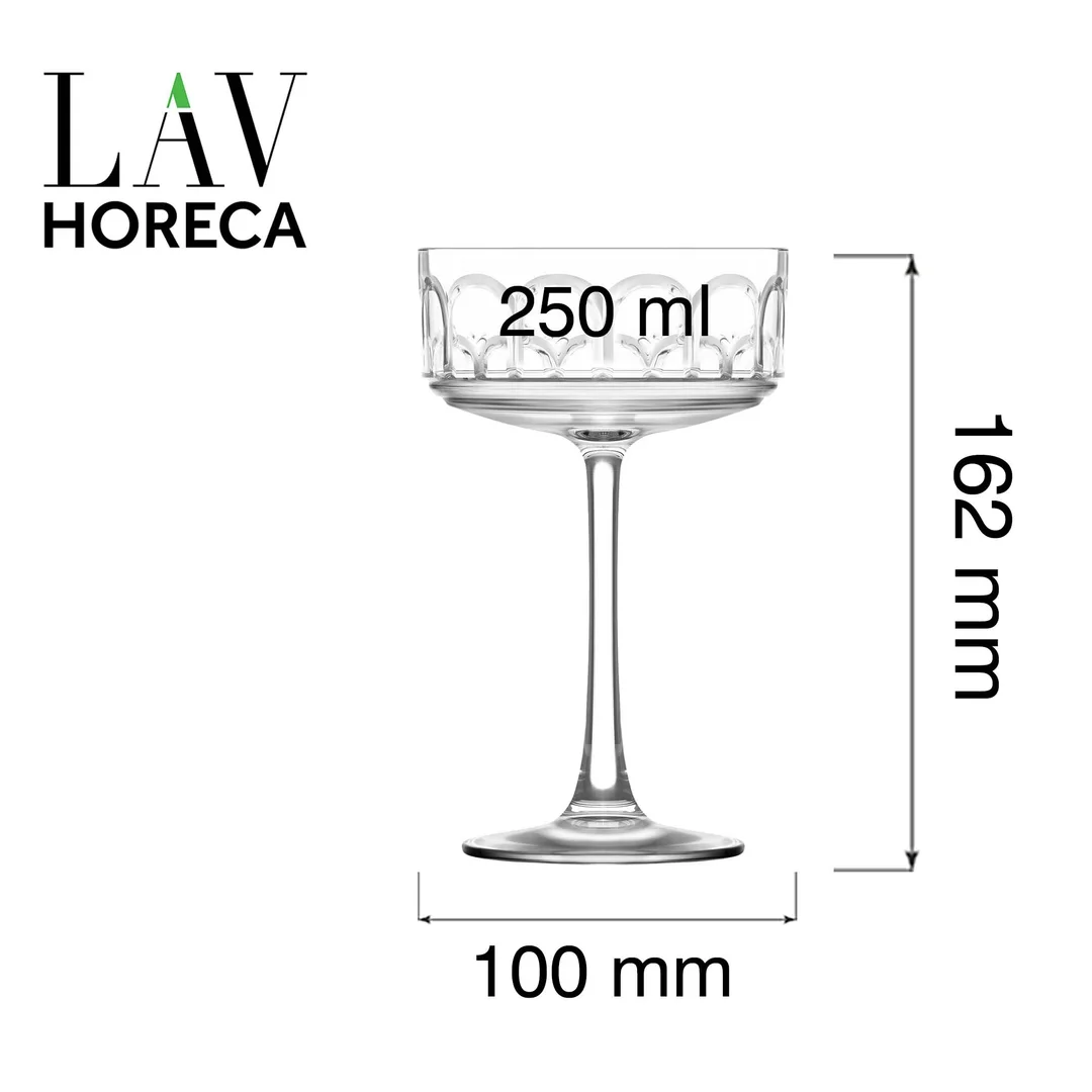 Kieliszek coupe Archie, 250ml — zdjęcie 3