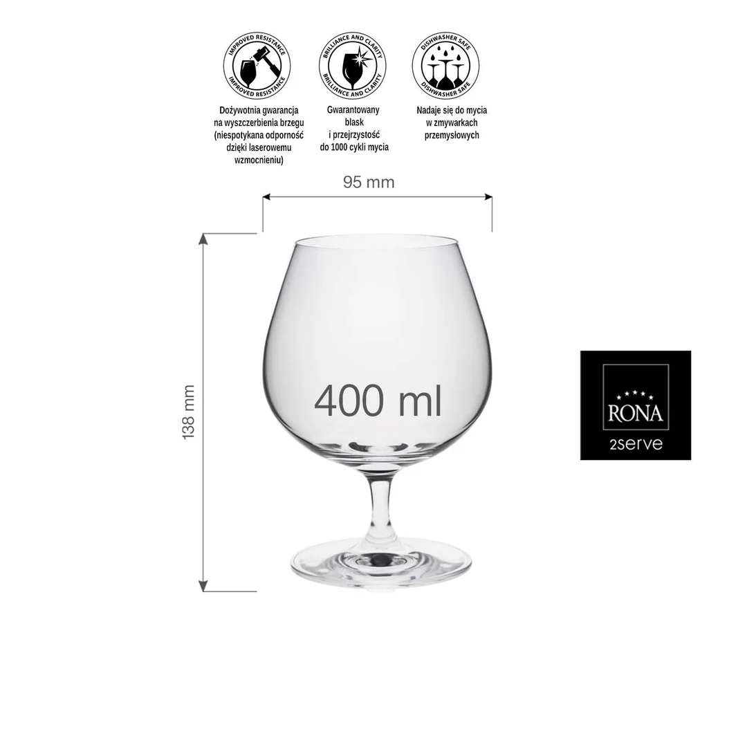Kieliszek do brandy Edition 400 ml — zdjęcie 9