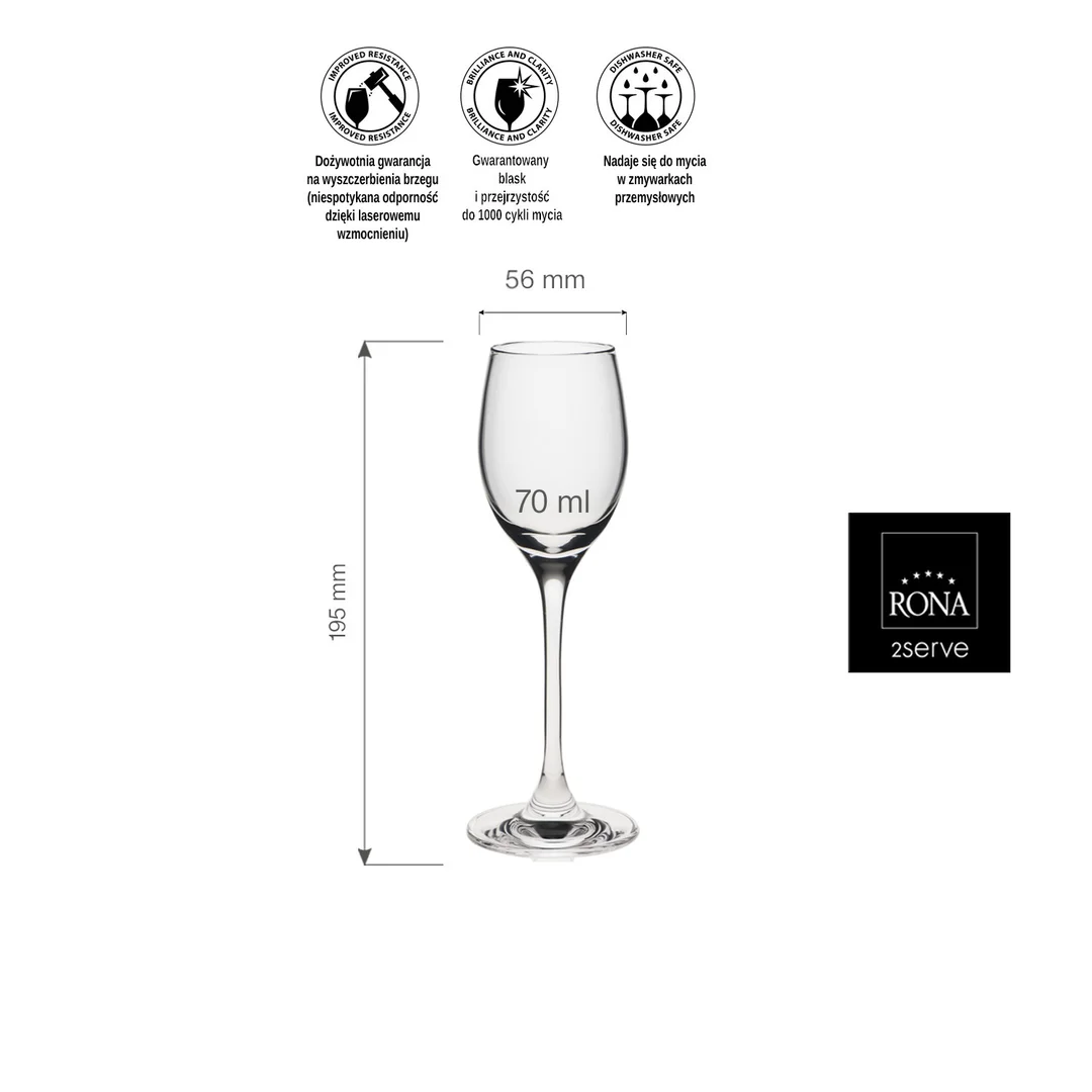 Kieliszek do likieru Edition, 70ml — zdjęcie 9