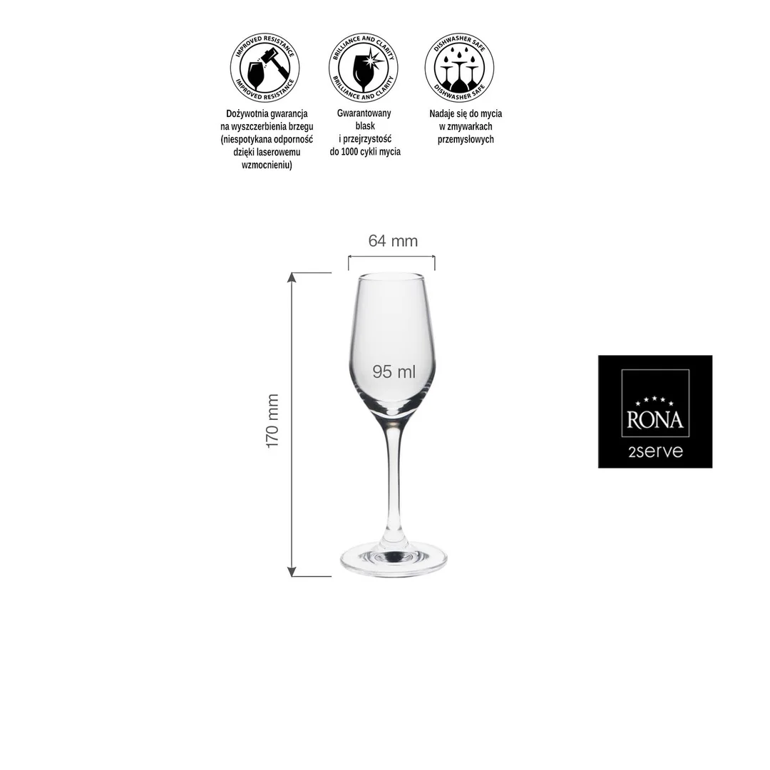 Kieliszek do likieru Ratio, 95ml — zdjęcie 9