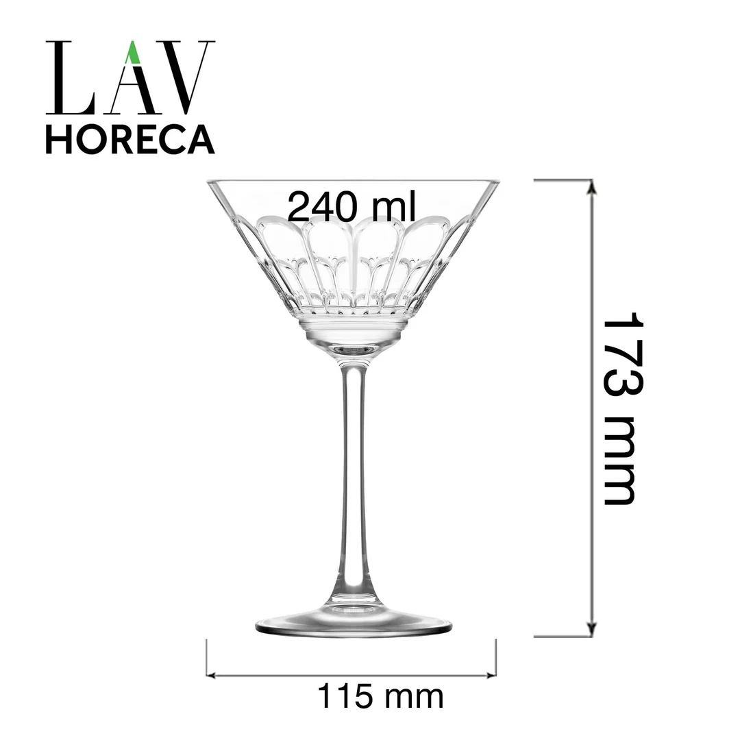 Kieliszek do martini Archie, 240ml — zdjęcie 2