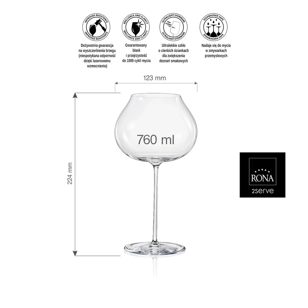 Kieliszek do najlepszych win białych Linea Umana, 760ml — zdjęcie 10