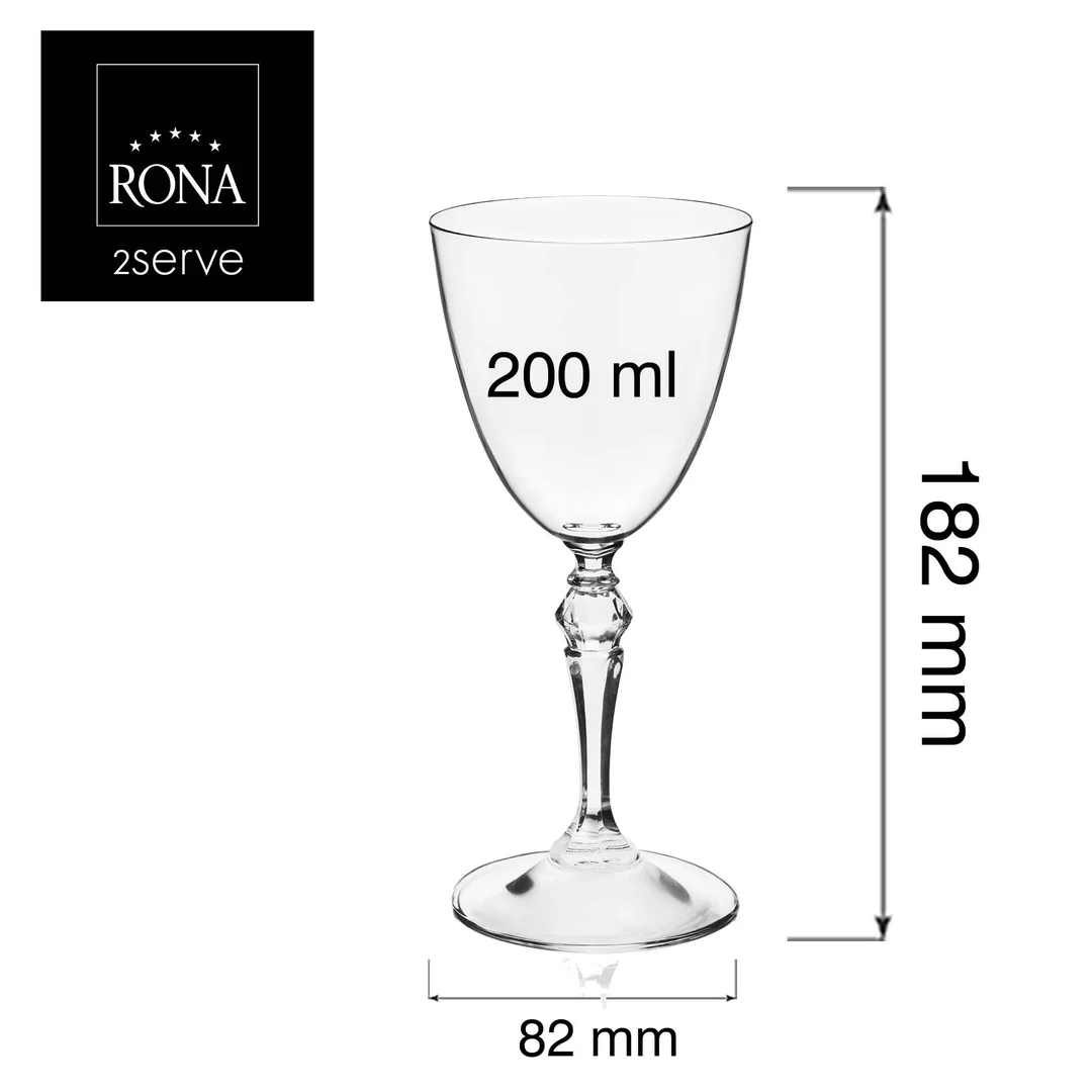 Kieliszek do wina Barroque, 200ml — zdjęcie 2