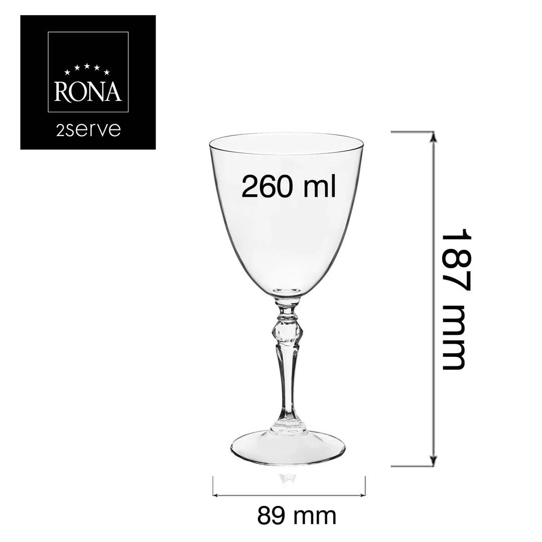 Kieliszek do wina Barroque, 260ml — zdjęcie 6