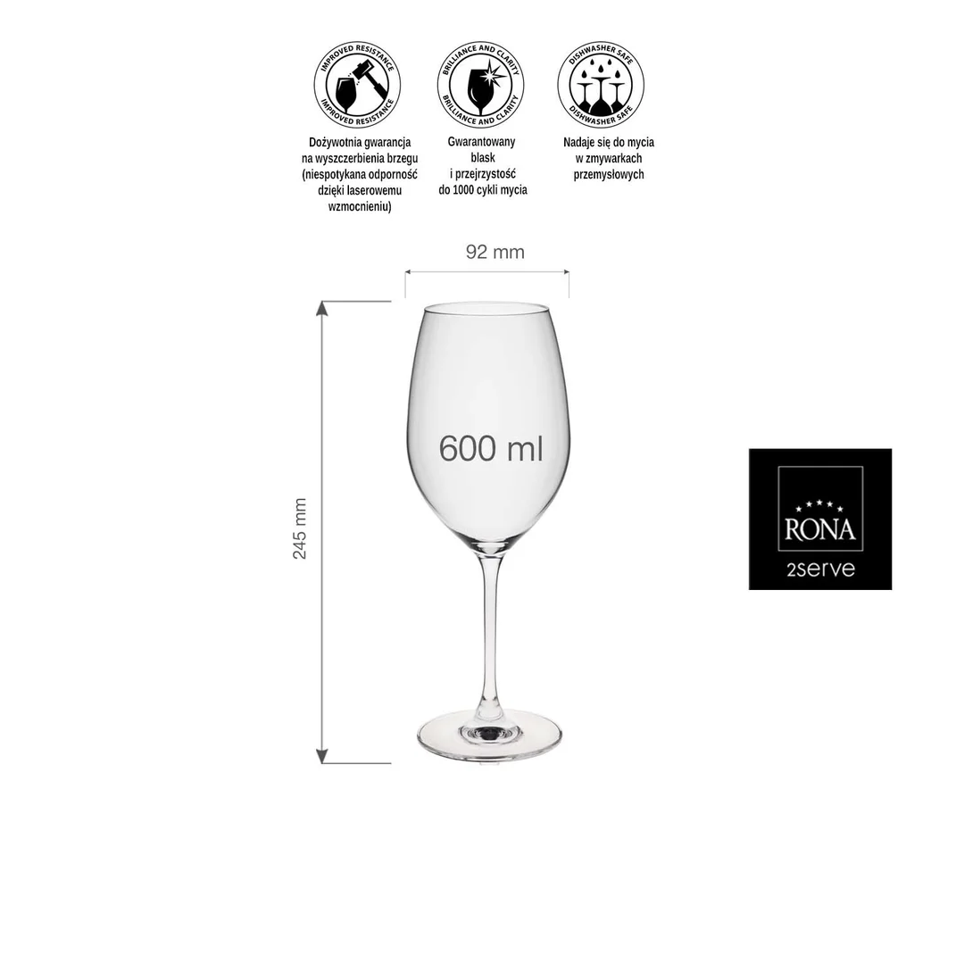 Kieliszek do wina bordeaux Le Vin, 600ml — zdjęcie 10