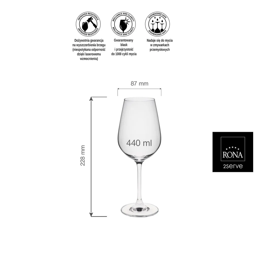 Kieliszek do wina Invitation, 440ml — zdjęcie 9