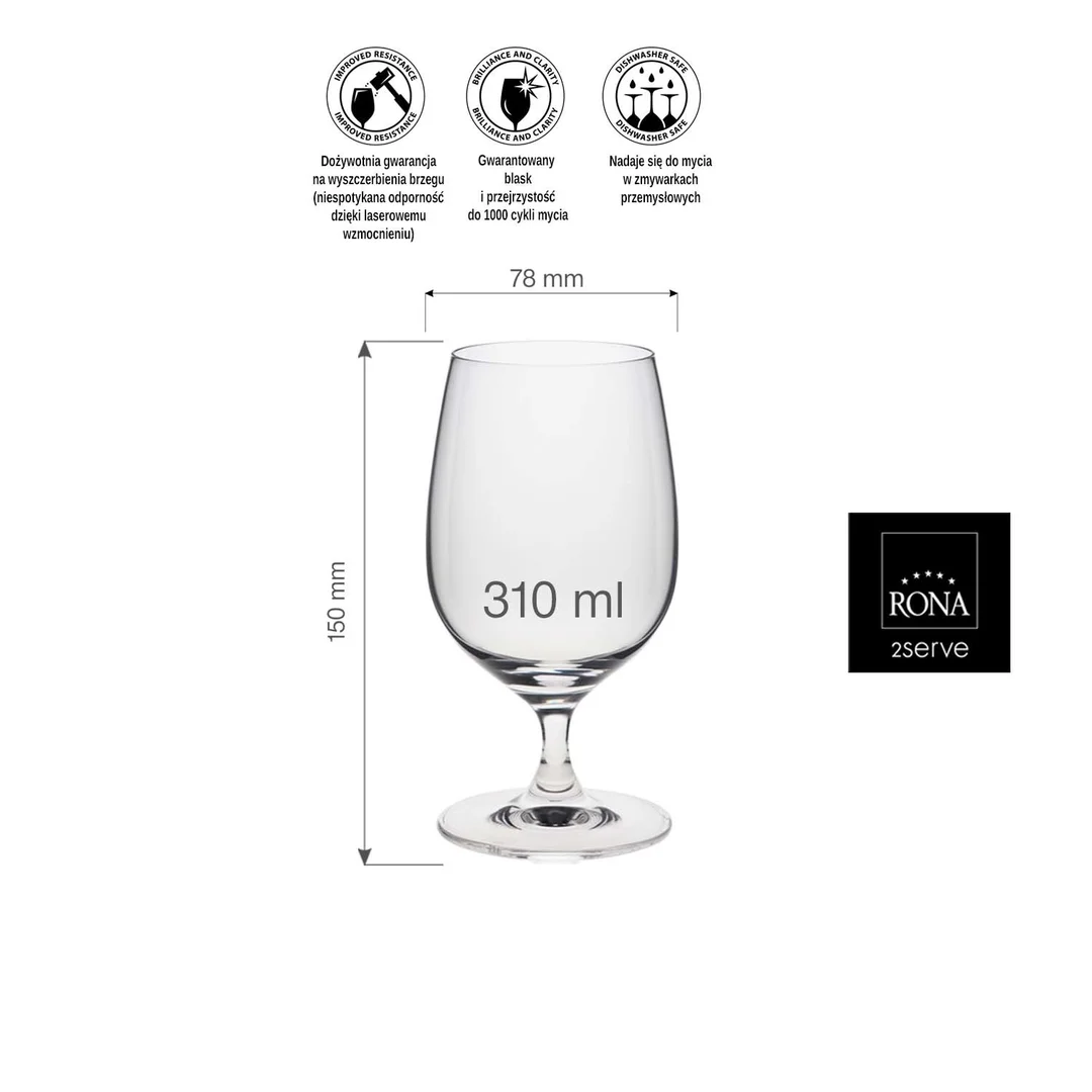 Kieliszek/pokal do wody Edition, 310ml — zdjęcie 8