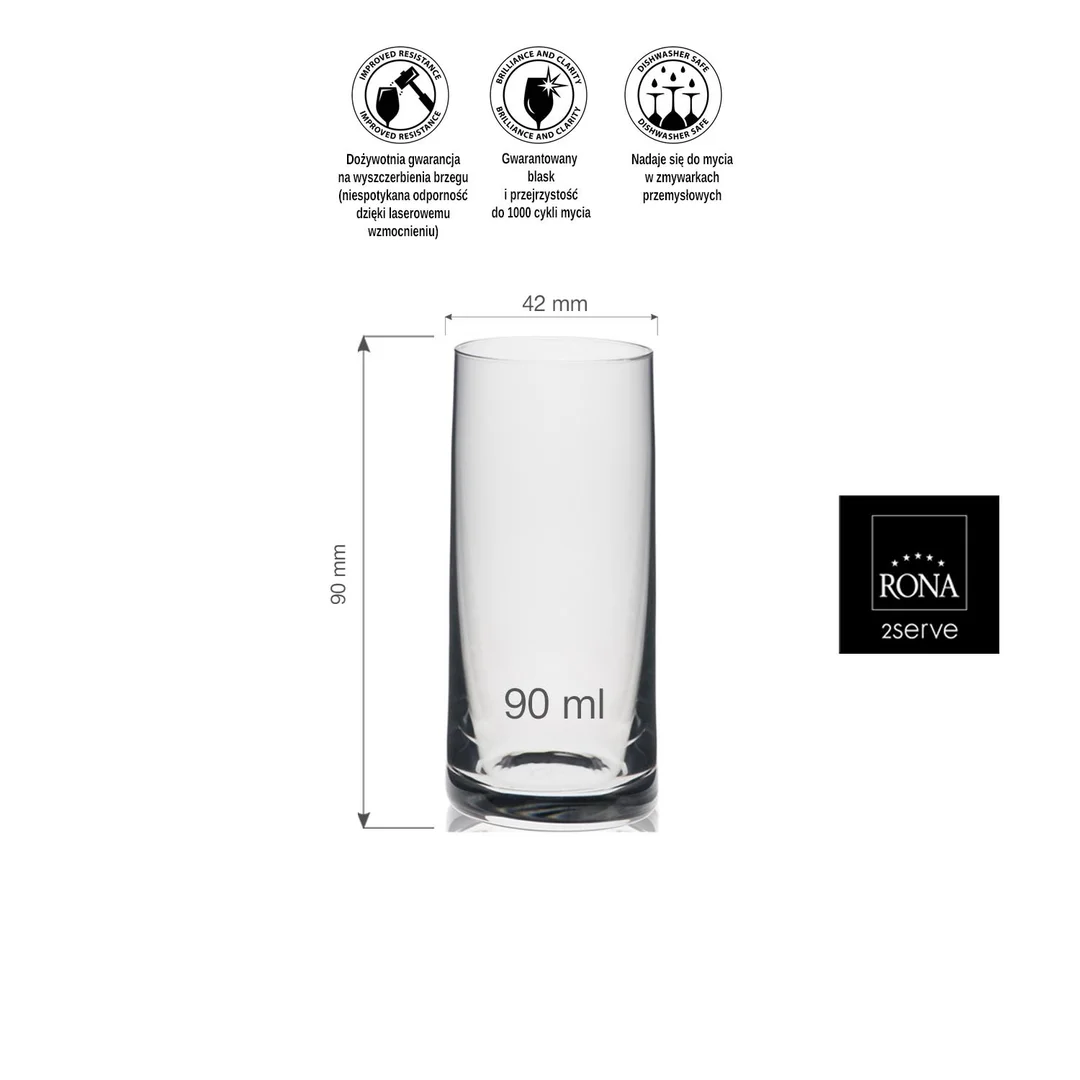 Kieliszek shot Mode, 90ml — zdjęcie 11