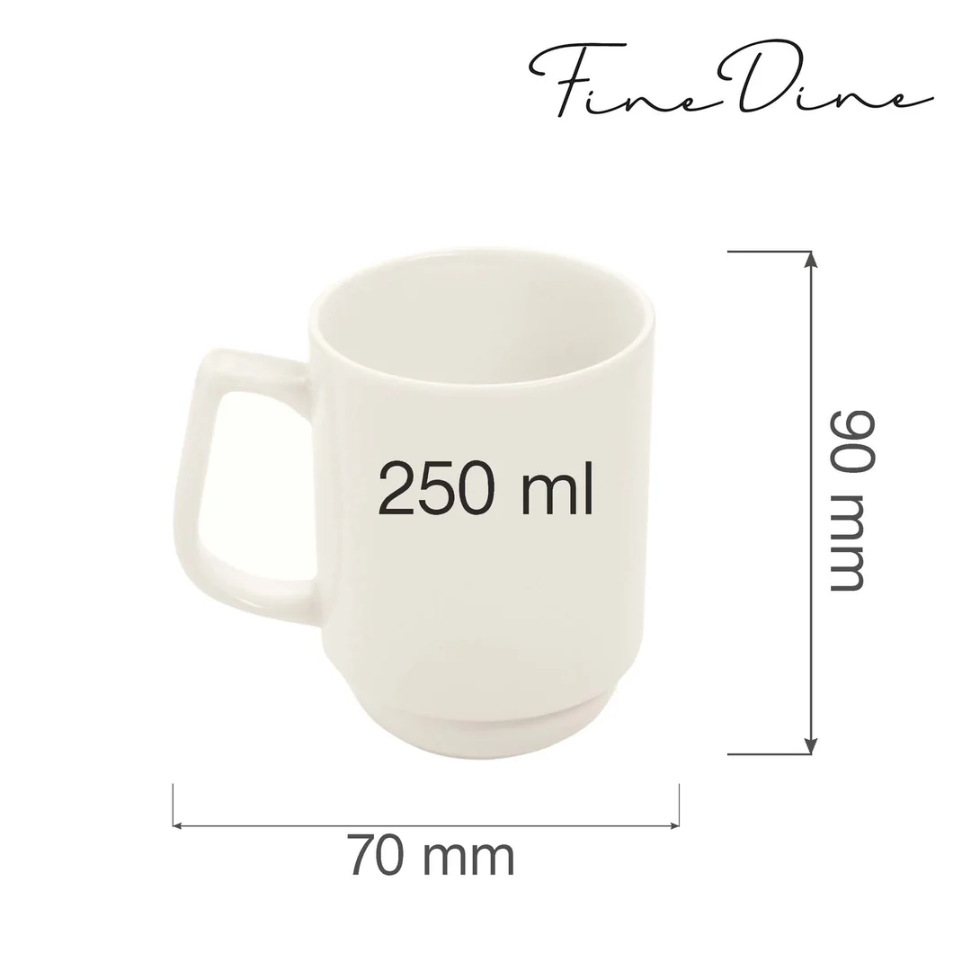 Kubek sztaplowany Crema 250 ml — zdjęcie 6