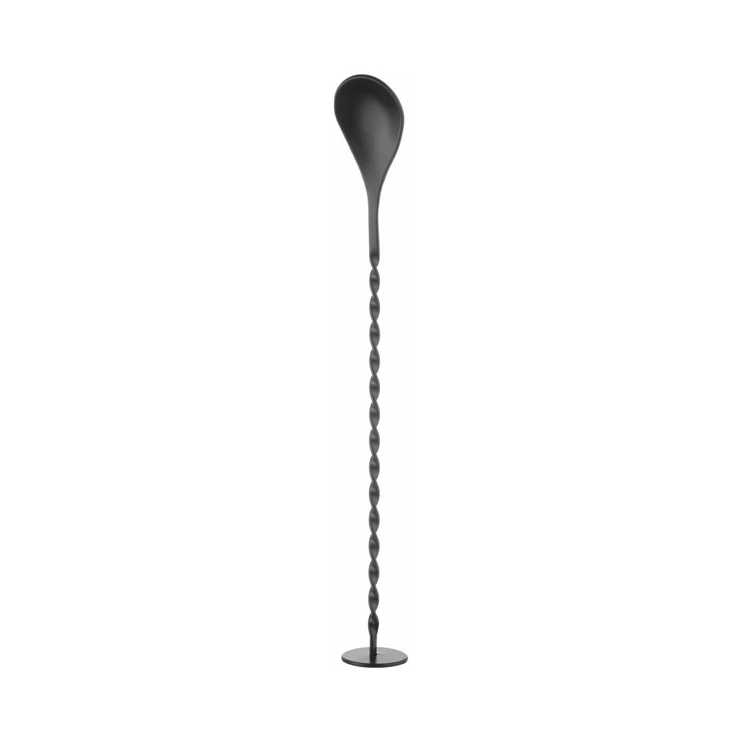 Łyżka barmańska z muddlerem, Bar up, czarny, 280x35mm — zdjęcie 2