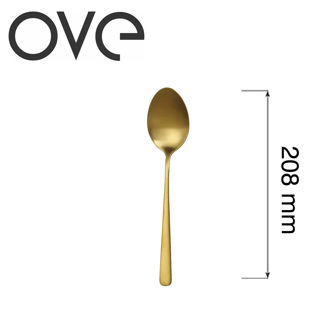 Łyżka stołowa Fjord Gold, OVE, 208 mm — zdjęcie 5