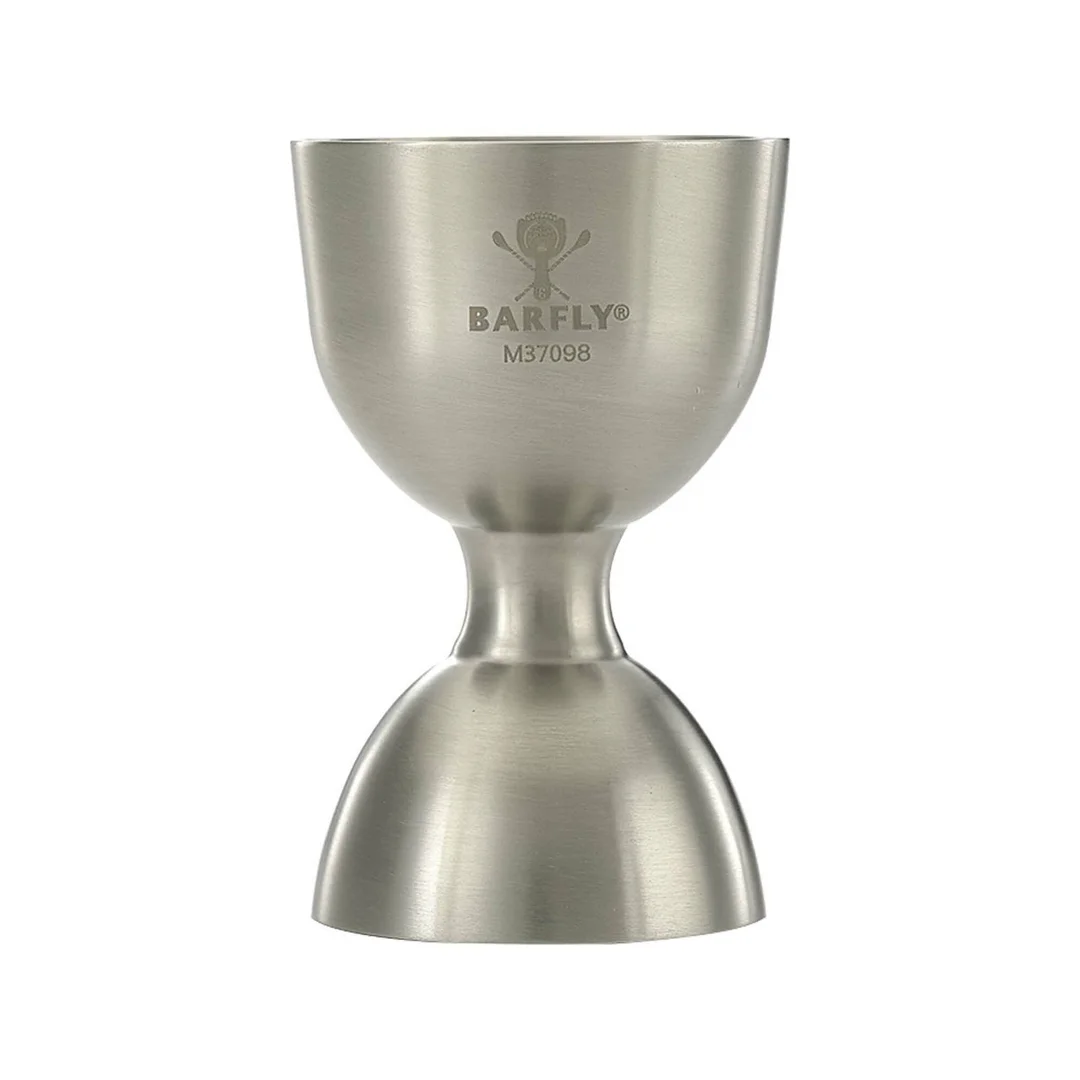 Miarka barmańska Bell z prostą krawędzią, stal nierdzewna, BarFly, 25/50ml — zdjęcie 3