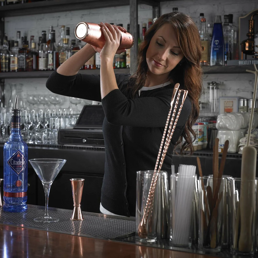 Miarka barmańska w stylu japońskim Diamond Lettice, miedź, BarFly, 30/60ml — zdjęcie 4