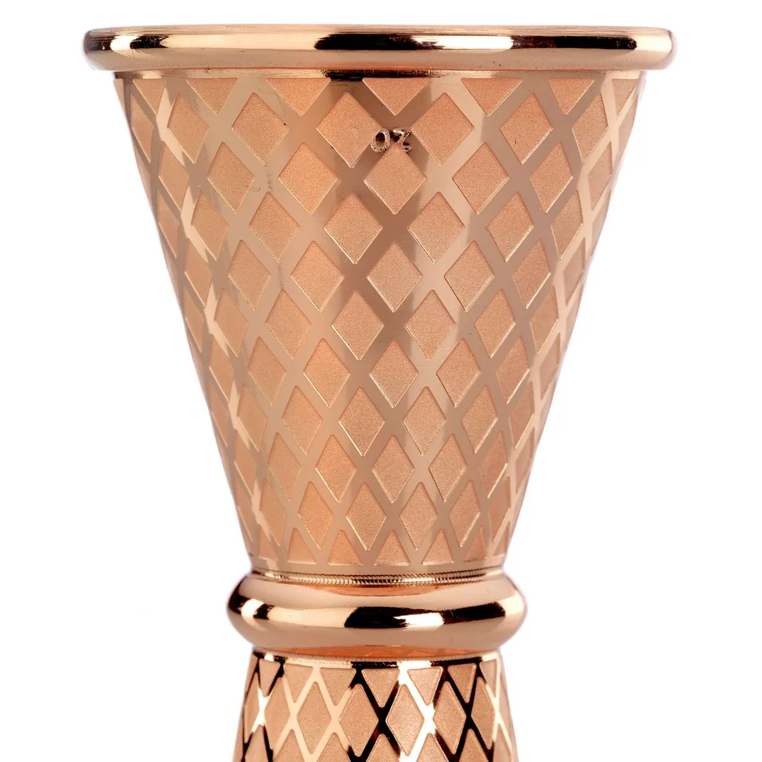 Miarka barmańska w stylu japońskim Diamond Lettice, miedź, BarFly, 30/60ml — zdjęcie 6