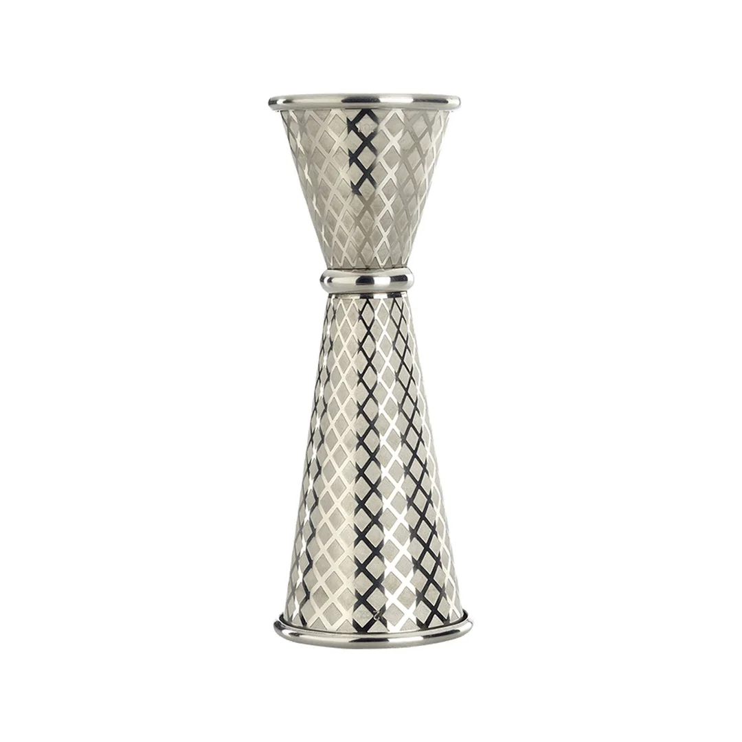 Miarka barmańska w stylu japońskim Diamond Lettice, stal nierdzewna, BarFly, 30/60ml — zdjęcie 6