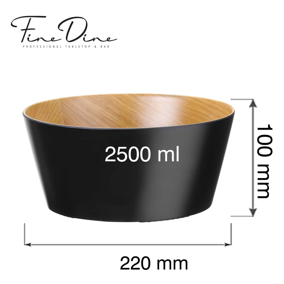 Misa bufetowa Panama Black 2.5l, 220x(h)100mm — zdjęcie 2