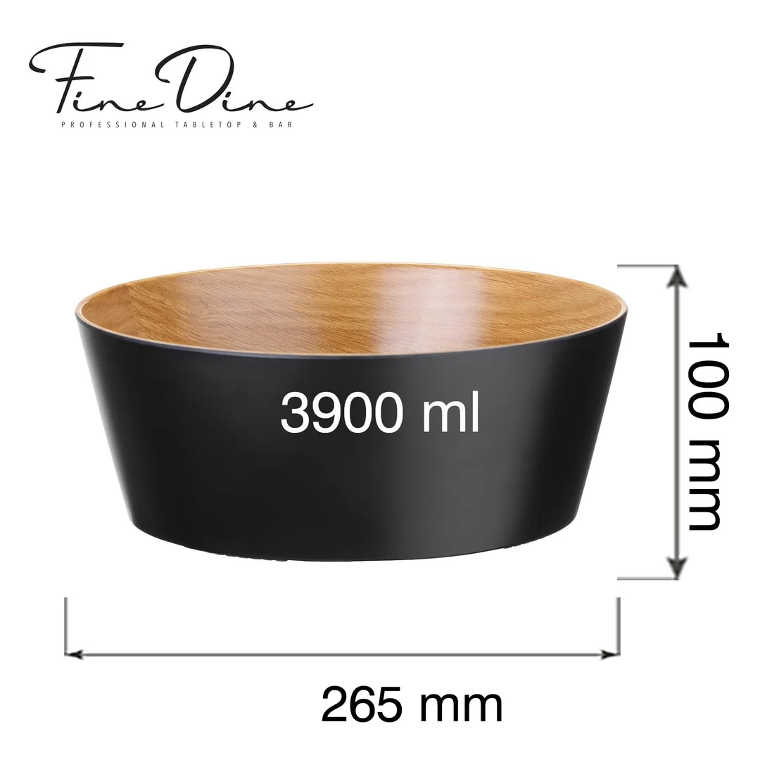 Misa bufetowa Panama Black 3.9l, 265x(h)100mm — zdjęcie 3