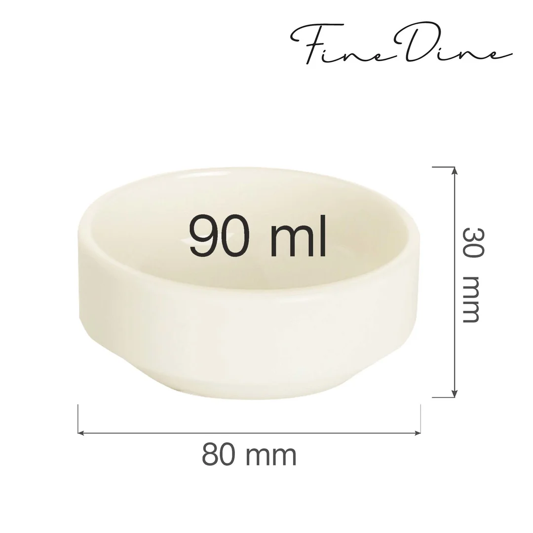 Miseczka sztaplowana Crema 90 ml, 80 mm — zdjęcie 3