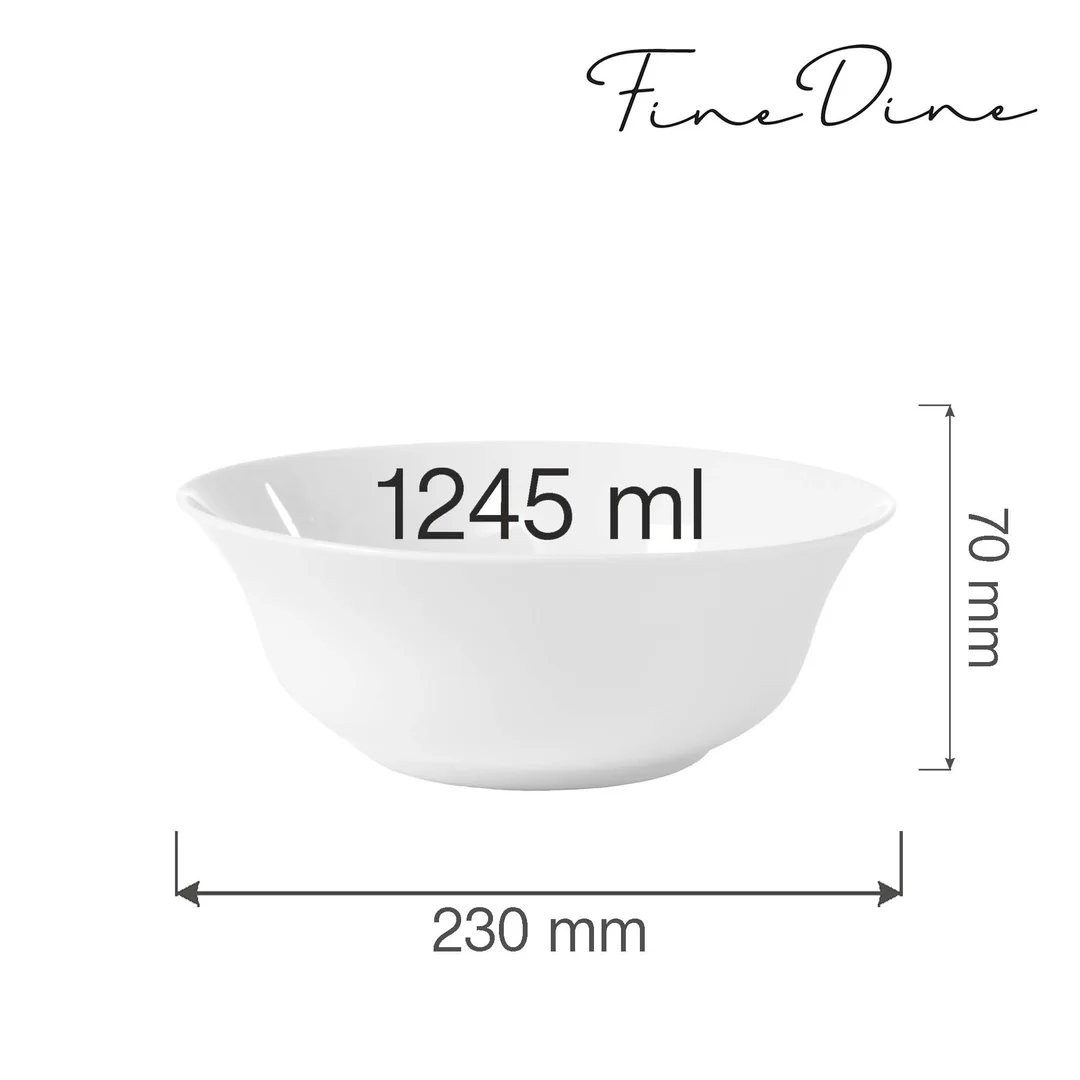 Miska Bianco 1245 ml, 230 mm — zdjęcie 2