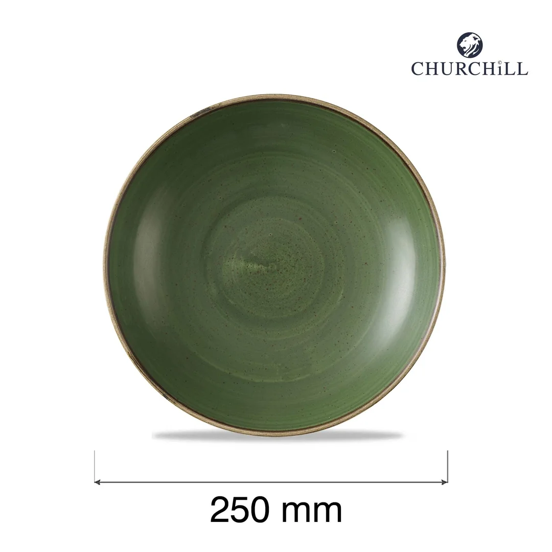 Miska coupe Stonecast Sorrel Green, 250mm — zdjęcie 2