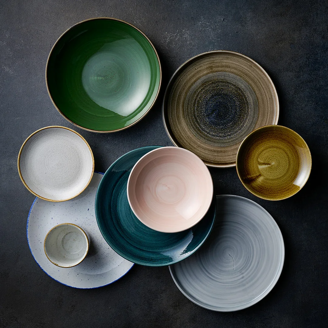 Miska coupe Stonecast Sorrel Green, 250mm — zdjęcie 8