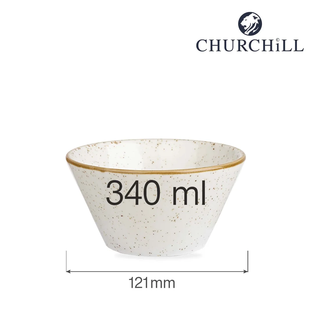 Miska konikalna Stonecast Barley White 340 ml — zdjęcie 4
